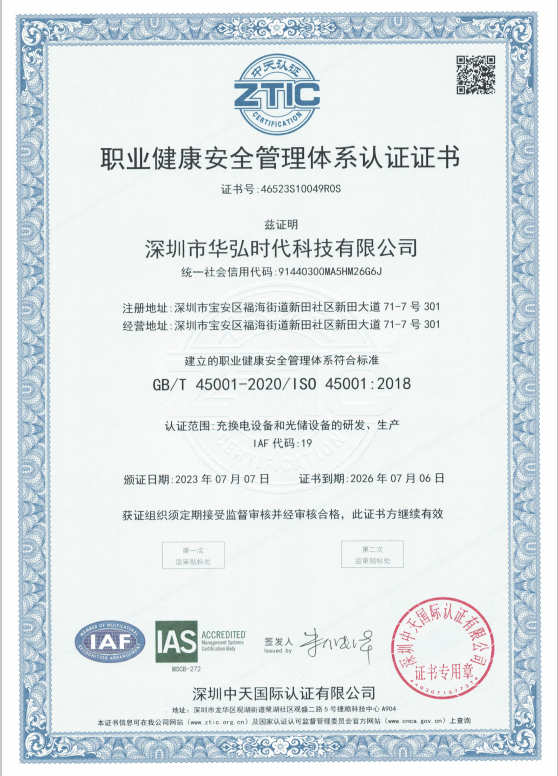 Occupational Health and Safety Management System Certification